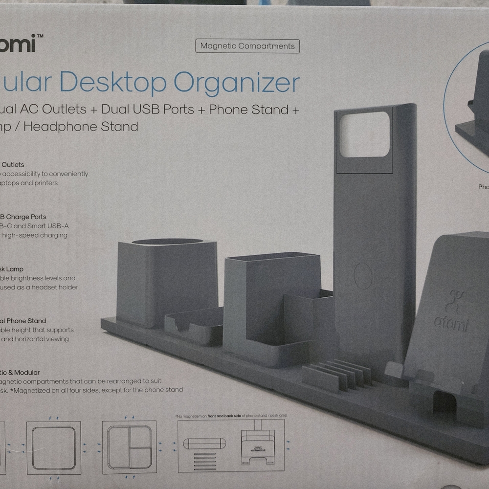 Modular Desktop Organizer - Gray